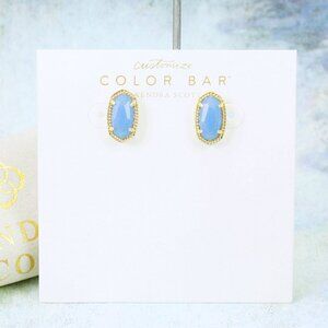 Kendra Scott Ellie Glow in the Dark Stud Earrings Gold Plated